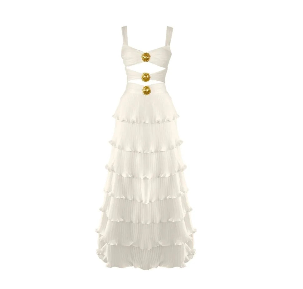 Cover Up Skirt Beach Two-piece Elegant And Pretty Dress