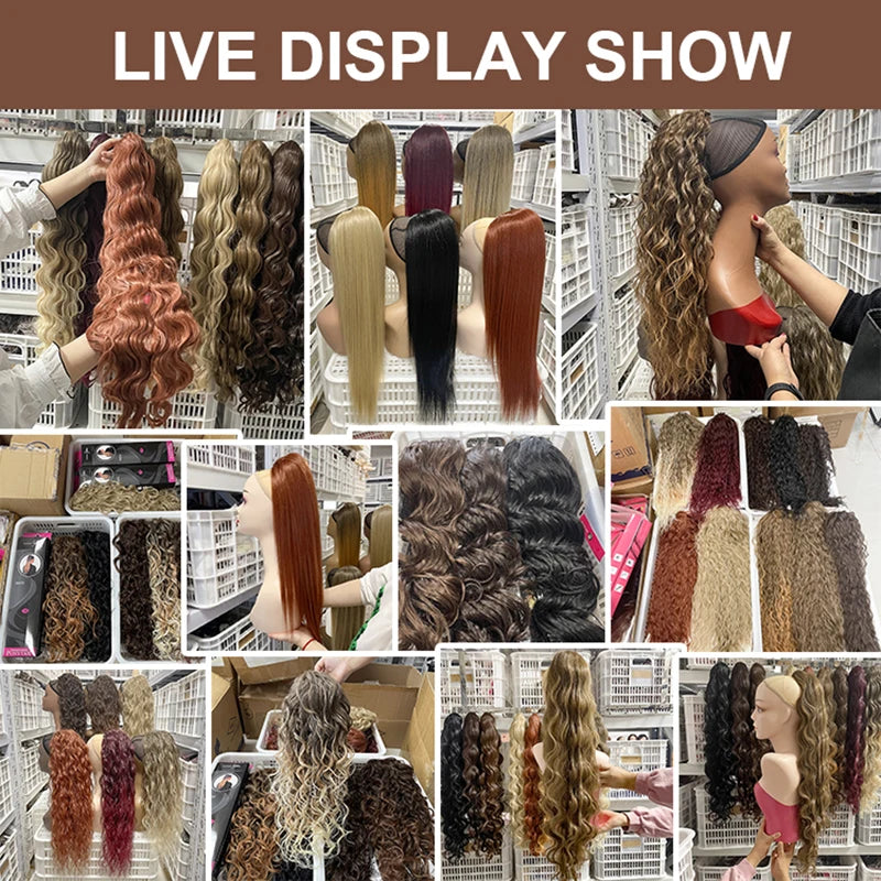 Synthetic Curly Ponytail Drawstring Hairpiece