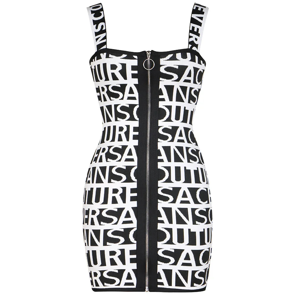 New Fashion Jacquard Bandage Dress