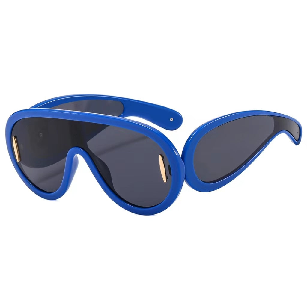Vintage Retro Rectangle Designer Eyewear UV400