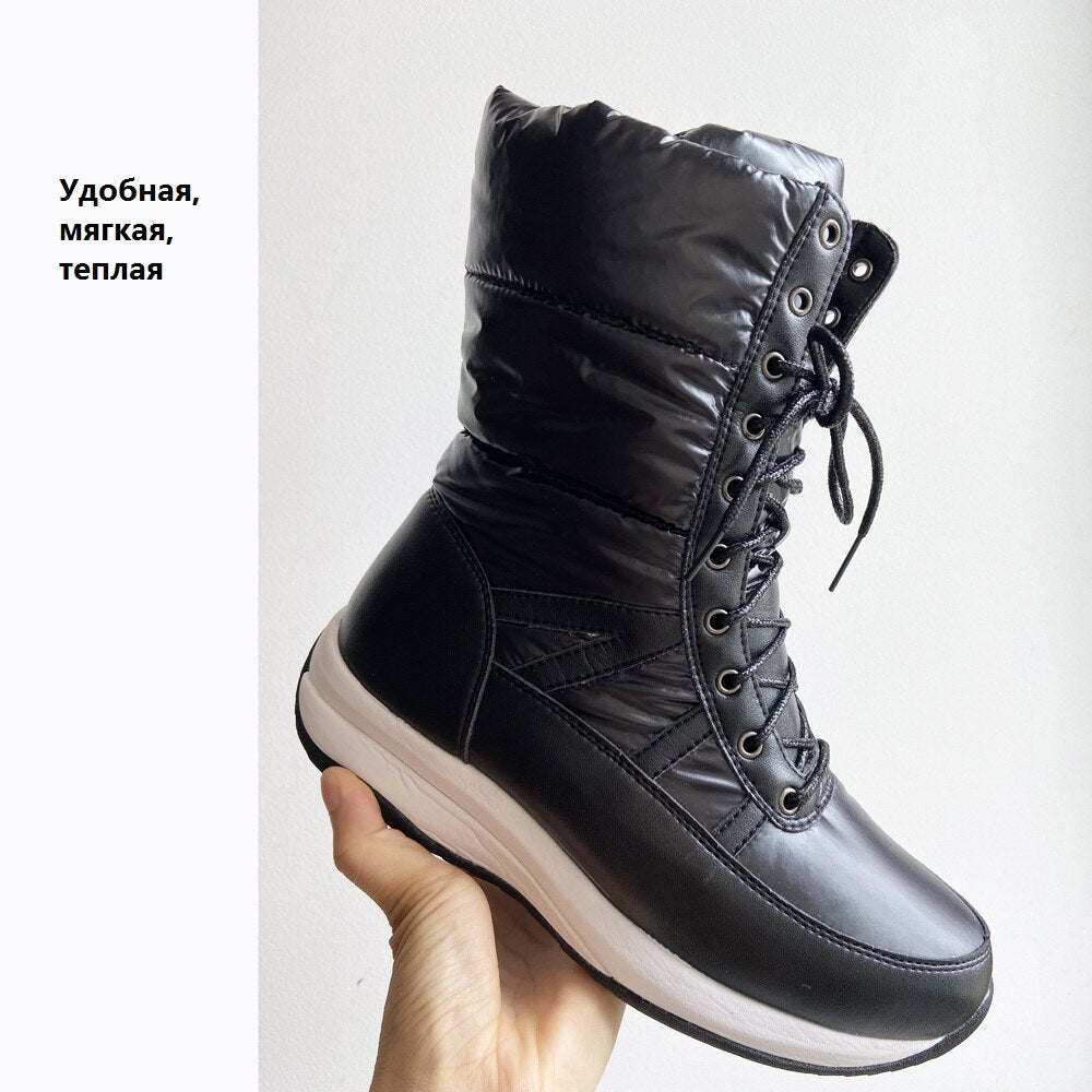 Winter Ankle Boots Waterproof Non Slip