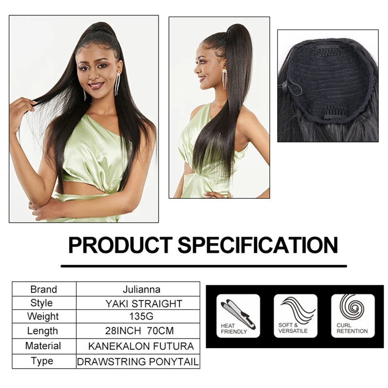 Synthetic Curly Ponytail Drawstring Hairpiece