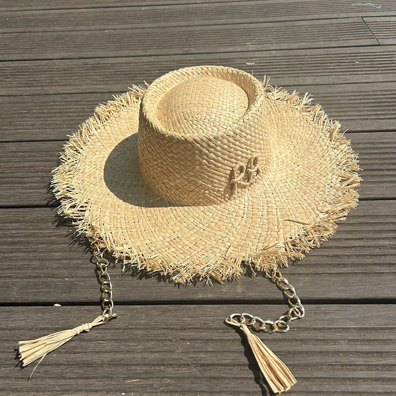 2025 Summer Raffia Straw Hat