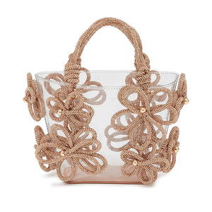 Flower Rhinestone Evening Bags