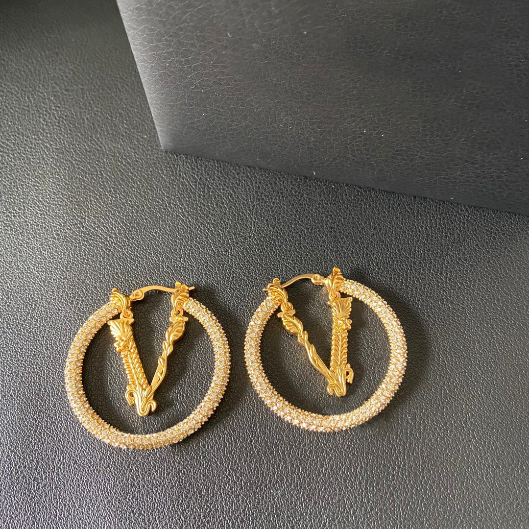 French Round Exquisite Earrings