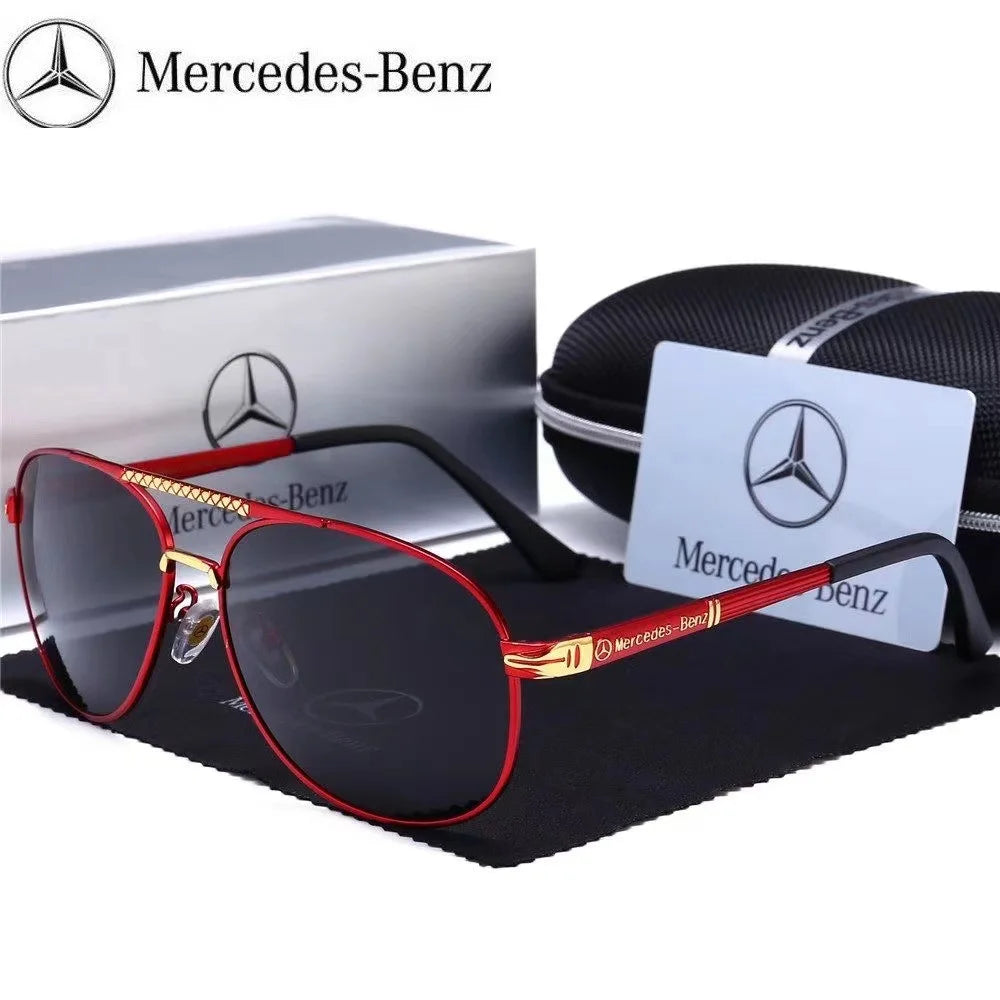 Mercedes Benz High-End Luxury Polarized Sunglasses Anti Glare Goggles