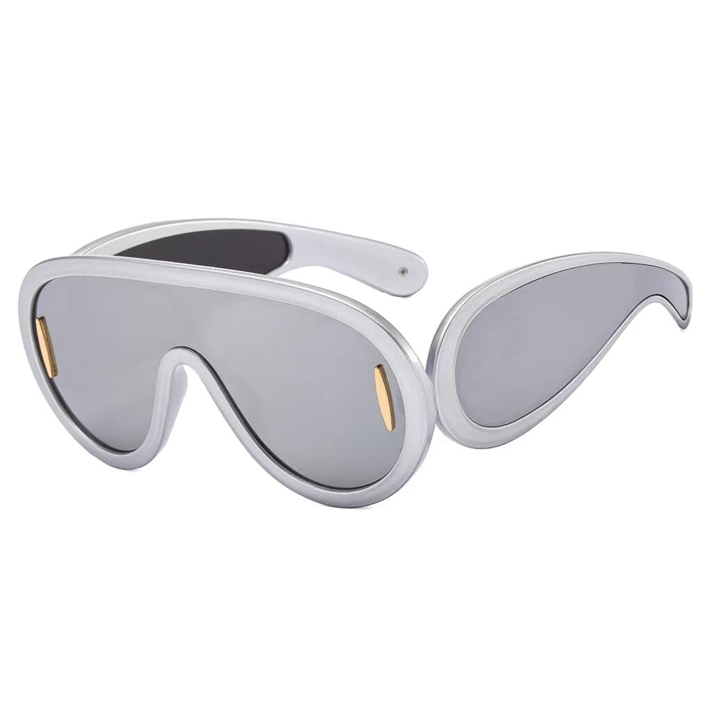 Vintage Retro Rectangle Designer Eyewear UV400