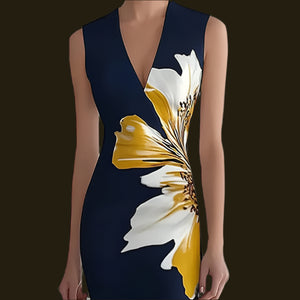 Elegant V Neck Long Dresses
