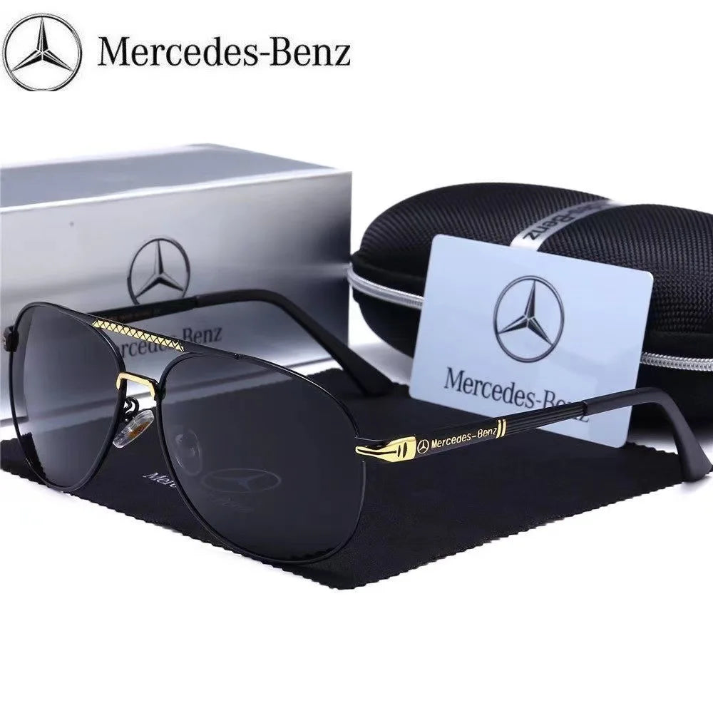 Mercedes Benz High-End Luxury Polarized Sunglasses Anti Glare Goggles