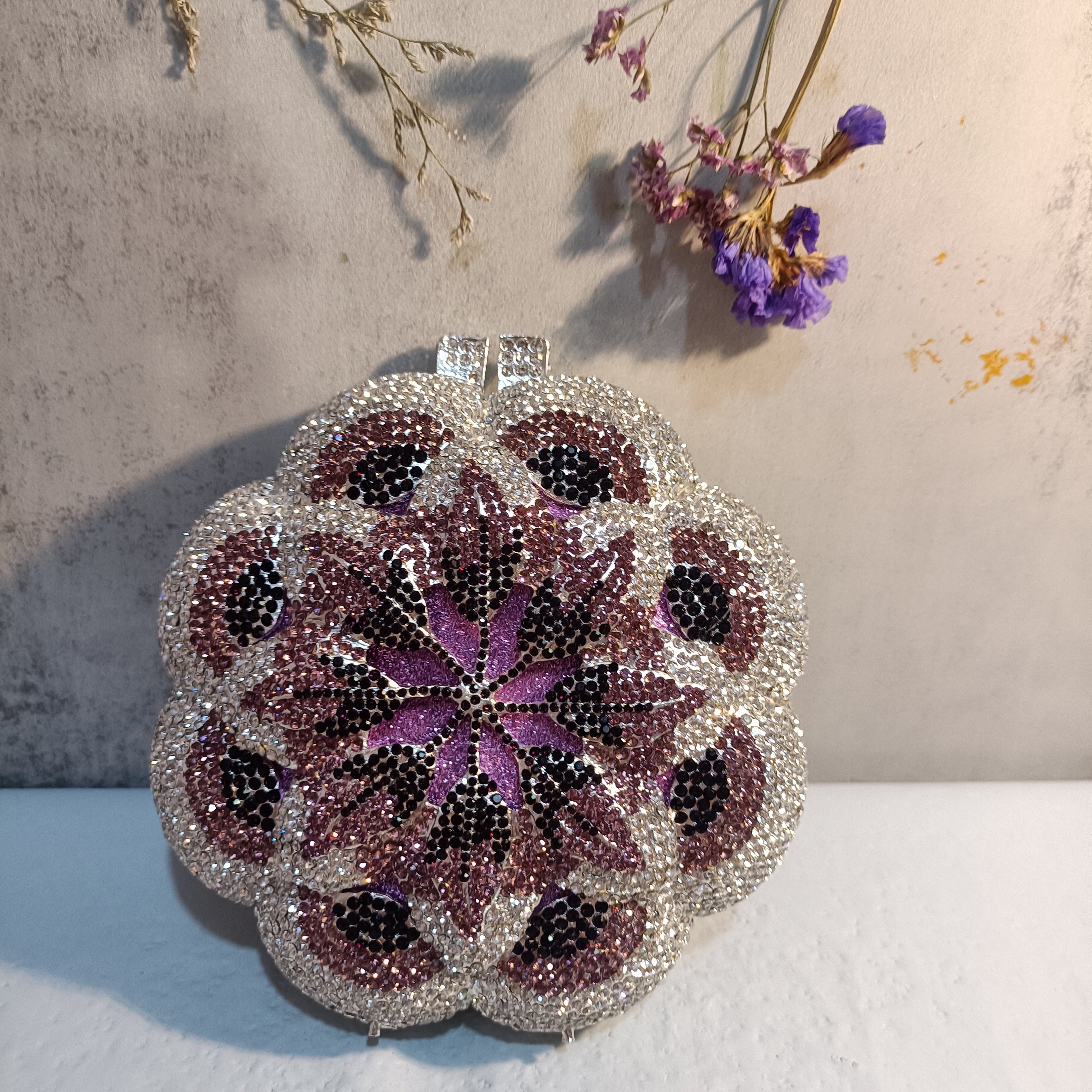 Crystal Flower Bag