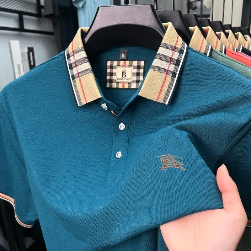 Designer Fashion Brand Short Sleeve Polo Shirt