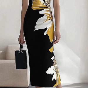 Elegant V Neck Long Dresses