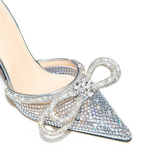 Bling Bling Rhinestones Double bowknot Shoes