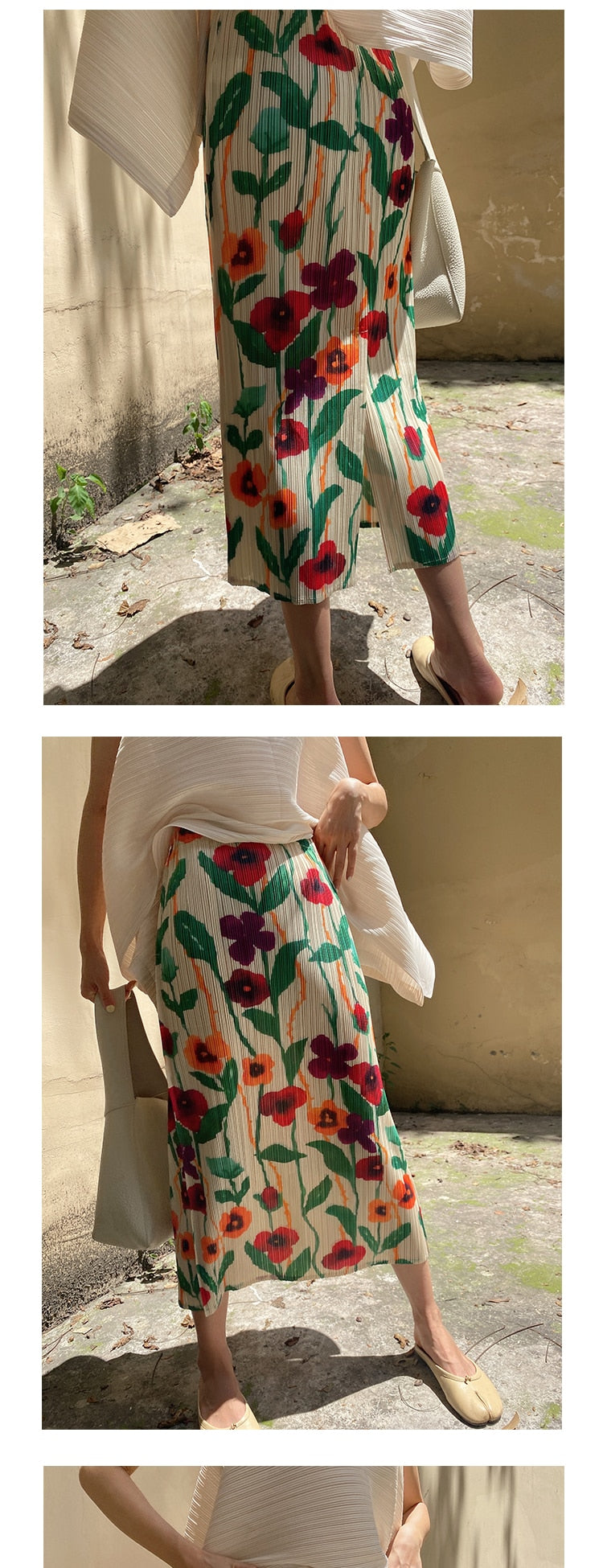 Miyake Pleated Fold Vintage Top , Skirt ( sold separately)