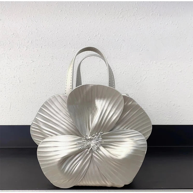 French Petal Flower Handbag