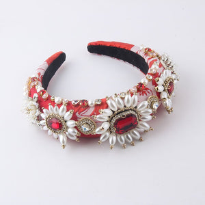 Craft Rhinestones Baroque Wide Headbands
