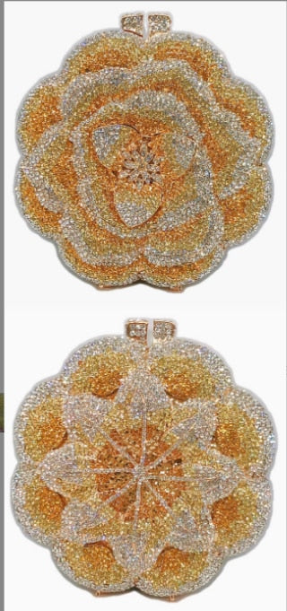 Crystal Flower Bag