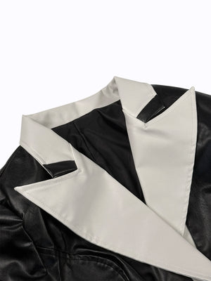 Faux Leather PU Jacket