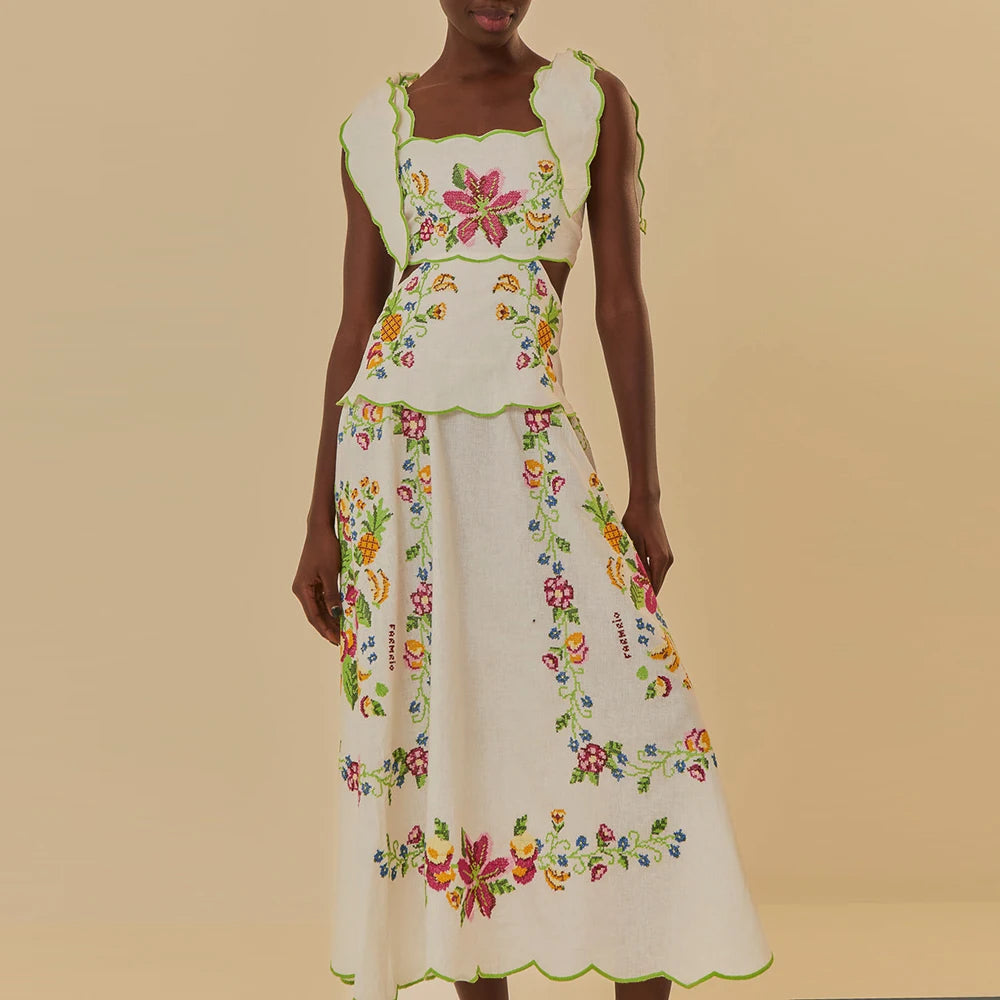 Embroidery Casual Dresses