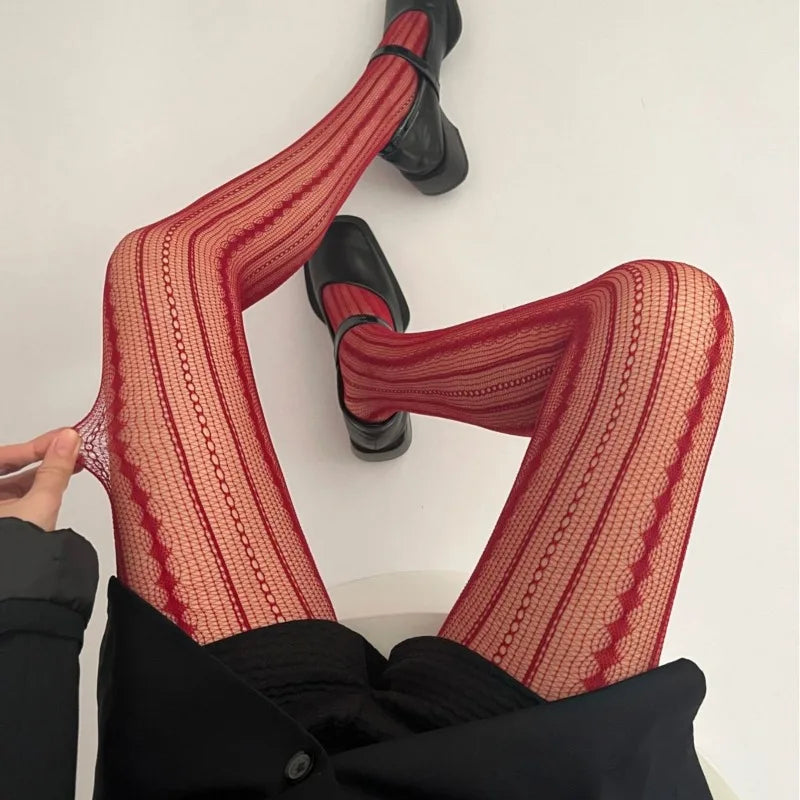 Tights Retro Striped Stockings