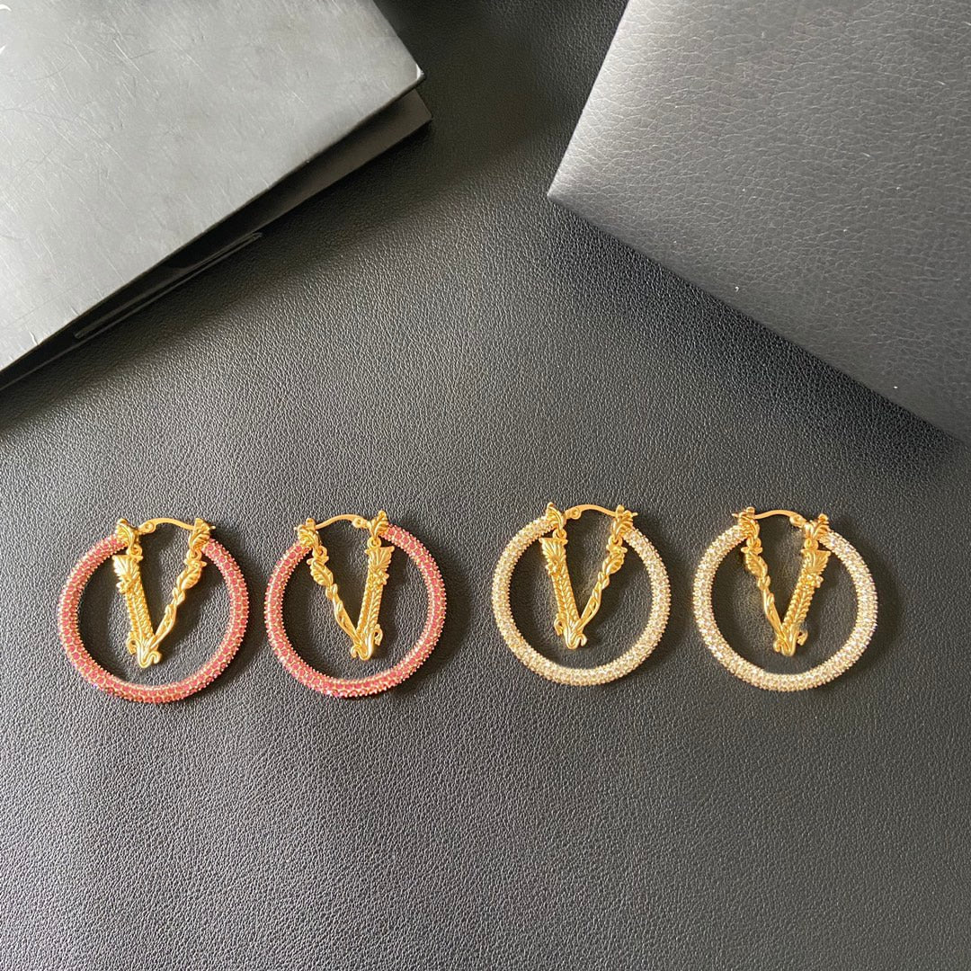 French Round Exquisite Earrings