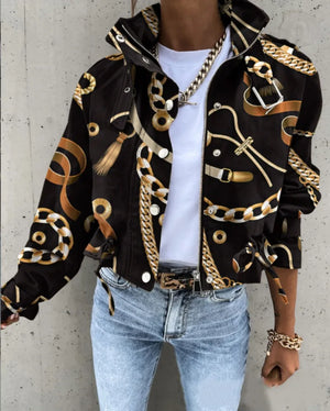 Streetwear Autumn & winter Elegant Pocket Button Coats