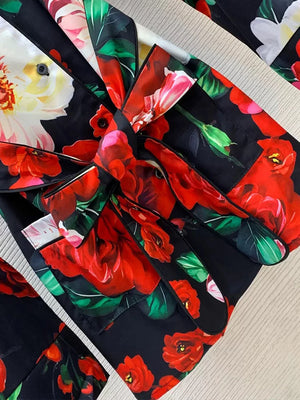 Printed Pajamas Suit