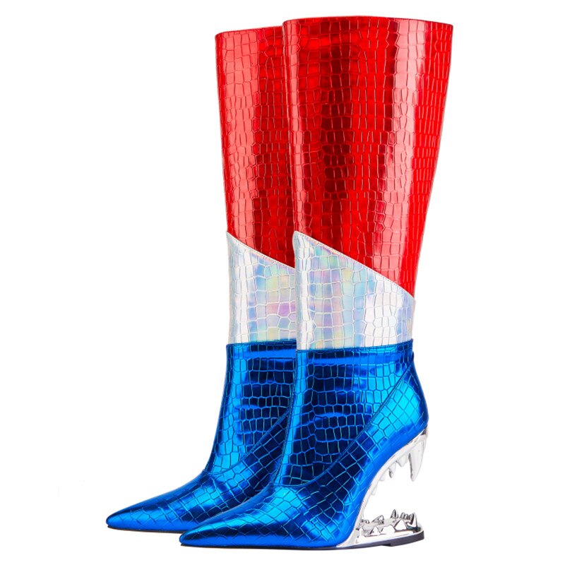 Colorful Knee Boots