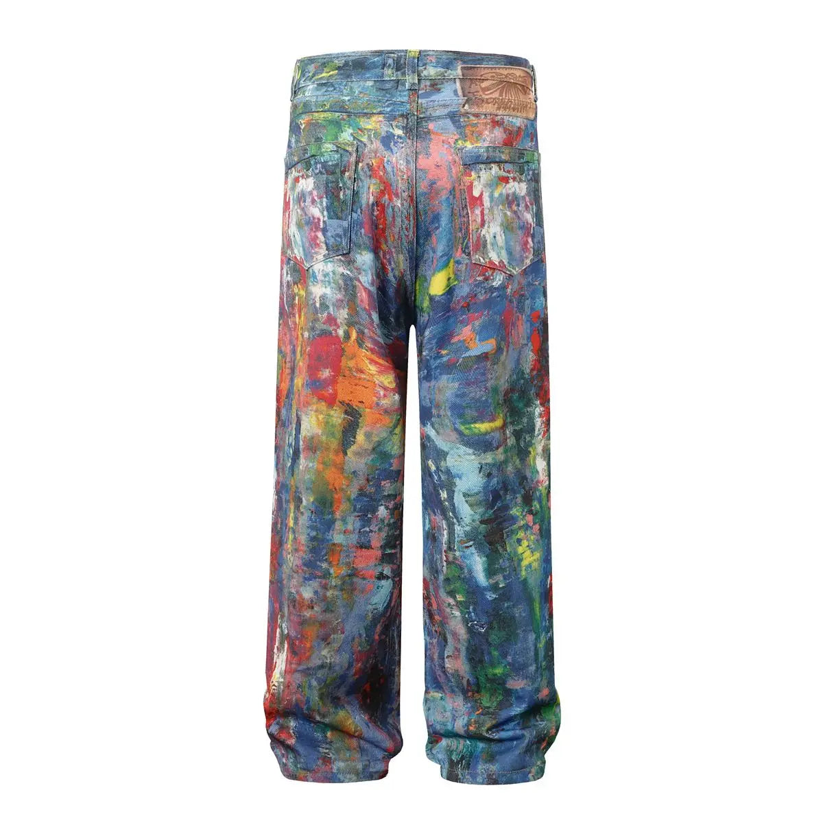 Street Style Graffiti Baggy Jeans