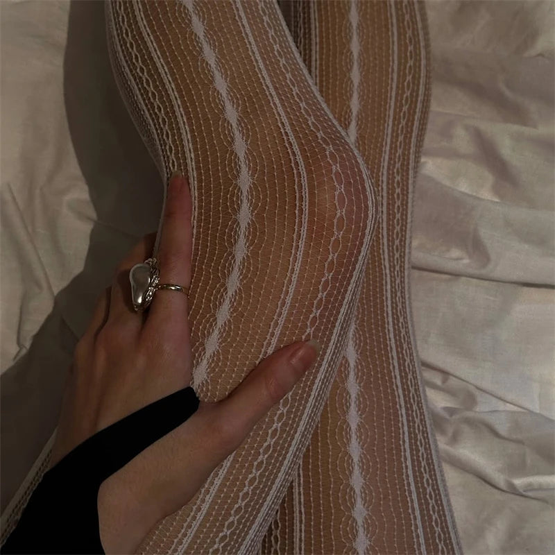 Tights Retro Striped Stockings