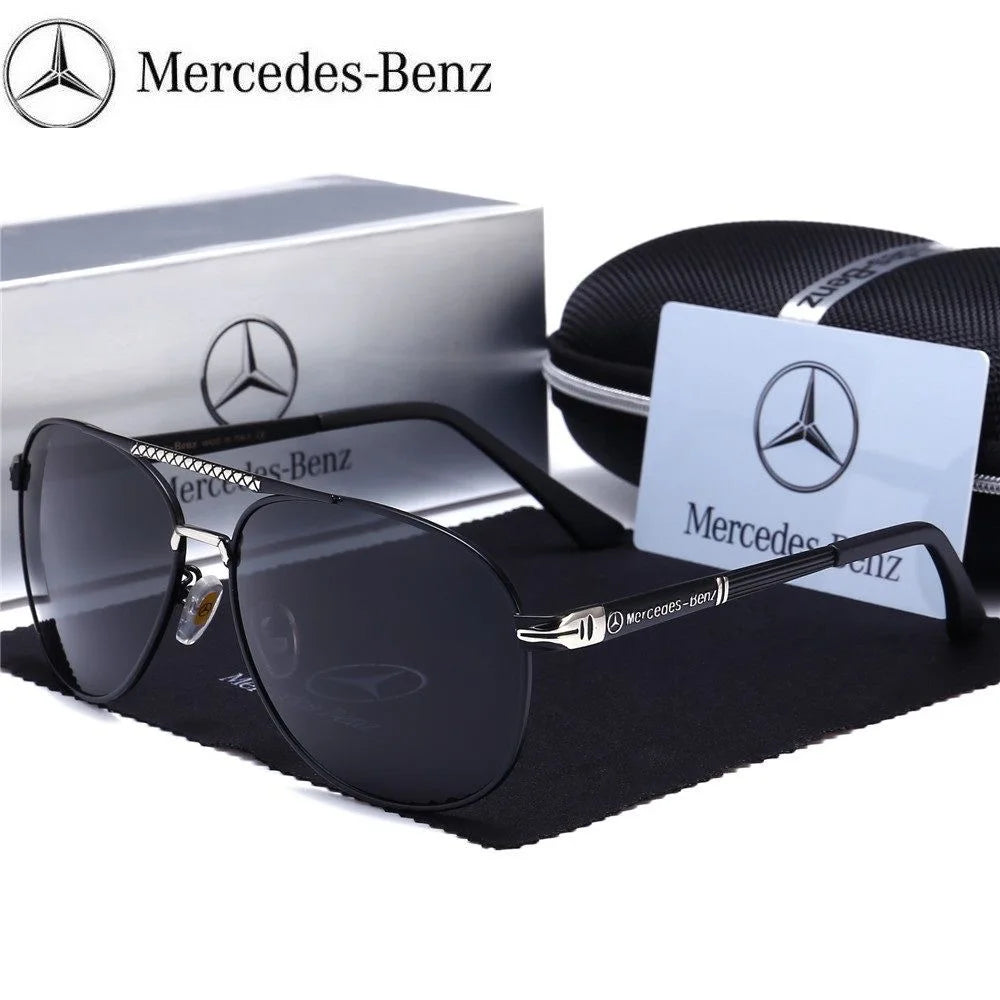 Mercedes Benz High-End Luxury Polarized Sunglasses Anti Glare Goggles