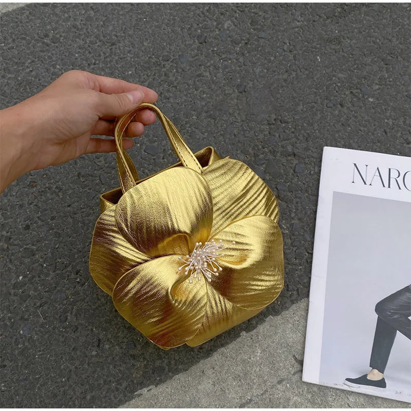 French Petal Flower Handbag