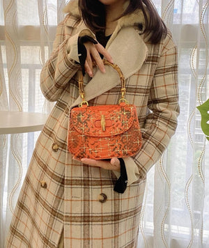 Luxury Bamboo Joint Saddle Bag