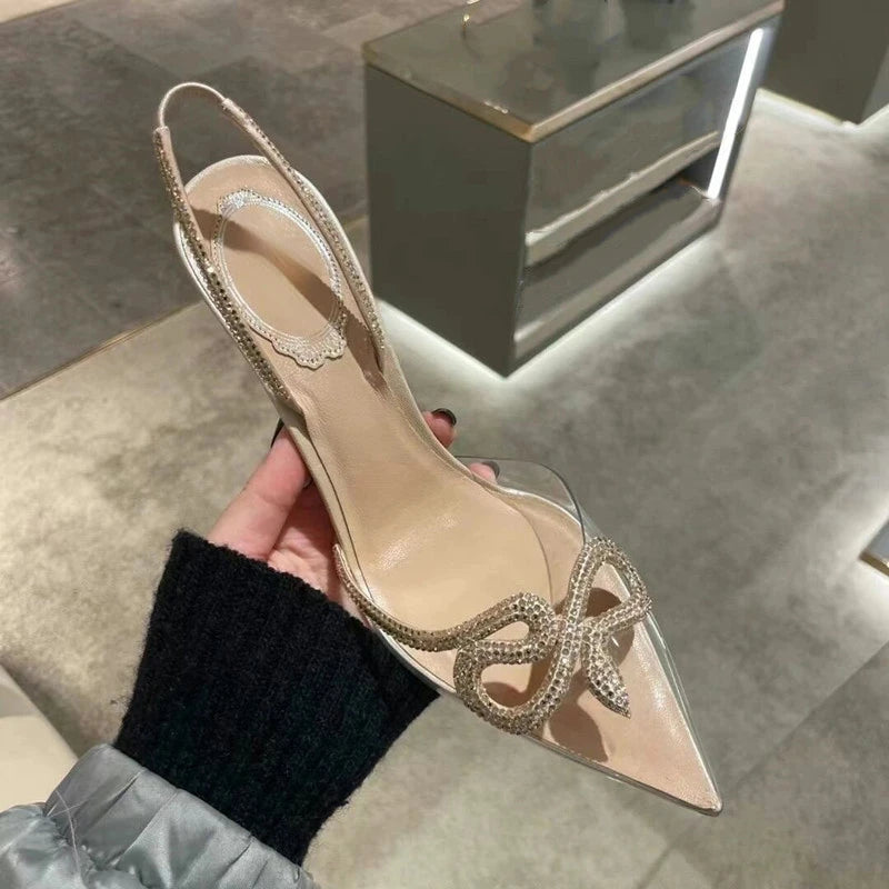 Rhinestone Transparent Shoes