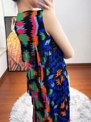Mikak Tassel Dress Plus Size