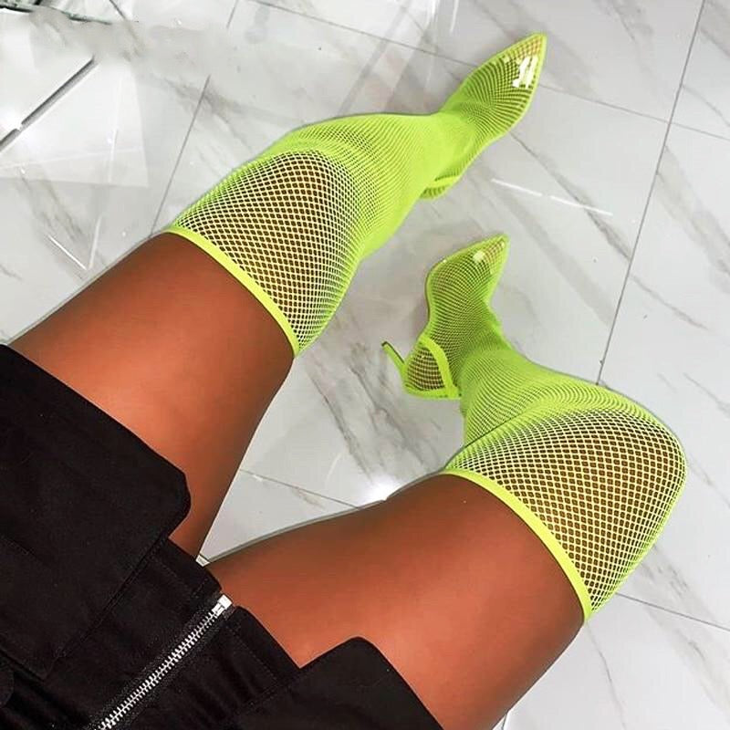 Over the Knee Sandal Boot