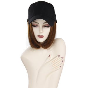 Baseball Cap Short Wig