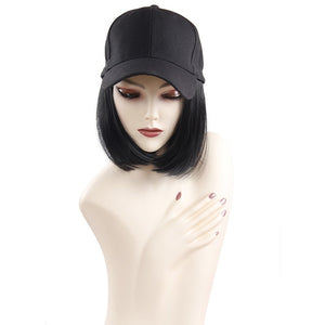 Baseball Cap Short Wig