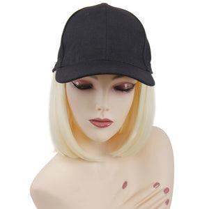 Baseball Cap Short Wig