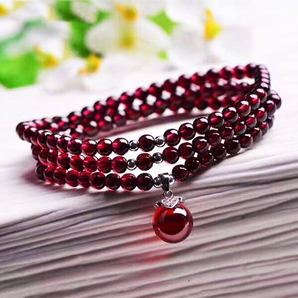 GARNET ASTRO BEADS BRACELET | SKU: 0018650297