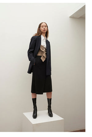 Pearl Buckle Plaid Belt