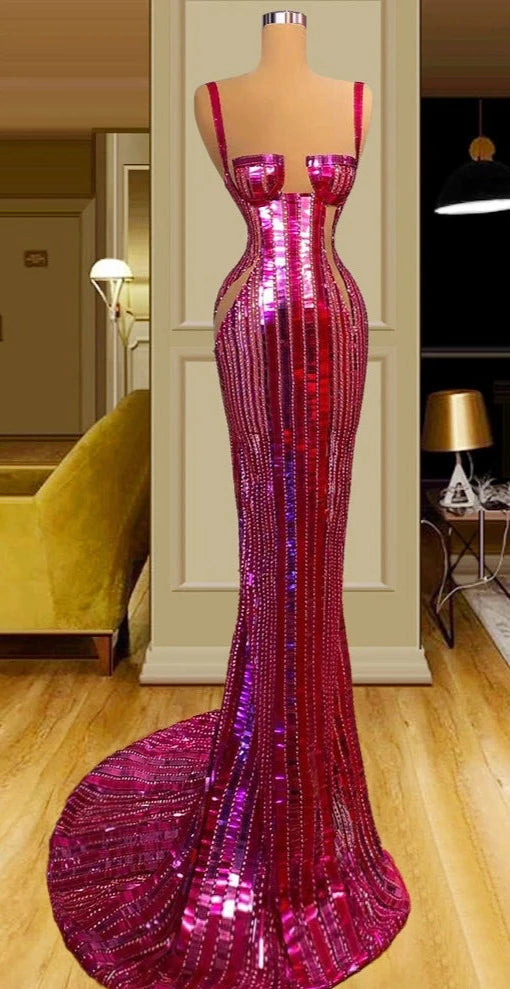 Mermaid Sparkly Cocktail Party Dresses