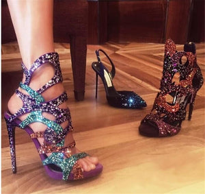Bling Rhinestone Luxury Design Sandals