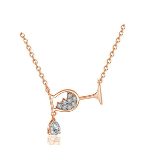 Wine Drop Necklace