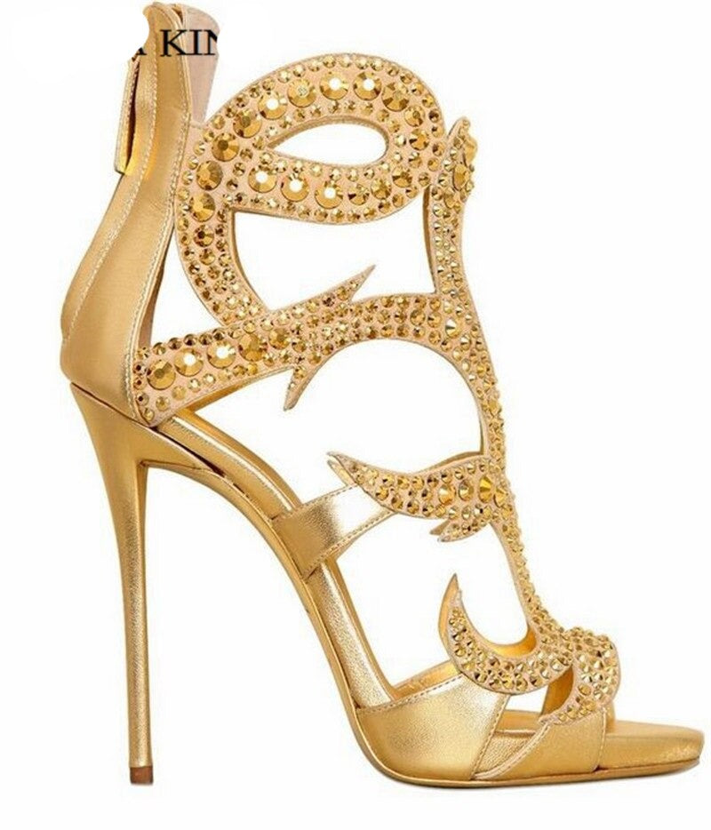 Bling Rhinestone Luxury Design Sandals