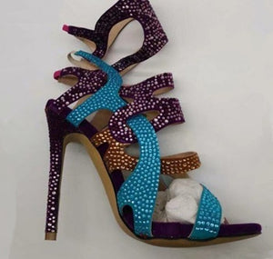 Bling Rhinestone Luxury Design Sandals