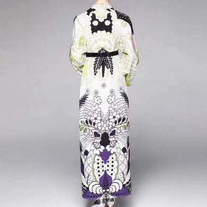 Designer Vintage Printed Dress