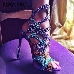 Bling Rhinestone Luxury Design Sandals
