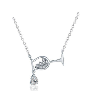 Wine Drop Necklace