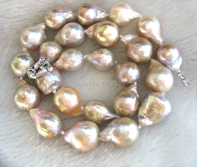 Natural Baroque Pearl Necklace